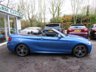 USED 2019 19 BMW 2 SERIES 2.0 220d M Sport Convertible 2dr Diesel Auto Euro 6 (s/s) (190 ps) *�&pound;4,000+ EXTRAS* *Over &pound;4,000+ of factory fitted extras including; Black Dakota Leather with Exclusive Stitching, Convertible Comfort Package, Interior Comfort Package, Estoril Blue Finish, Cruise Control with Brake Function, Seat Heating for Driver & Front Passenger, Front & Rear Park Distance Control (PDC), Wind Deflector, Heated Steering Wheel & Extended Storage* Convertible, Automatic, Low Mileage, Full BMW Main Dealer Service History, MOT until June 2025, Euro 6 / ULEZ Compliant Diesel!