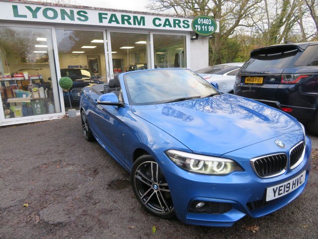 2019 19 BMW 2 Series 2.0 220d M Sport Convertible 2dr Diesel Auto Euro 6 (s/s) (190 ps) *£4,000+ EXTRAS*