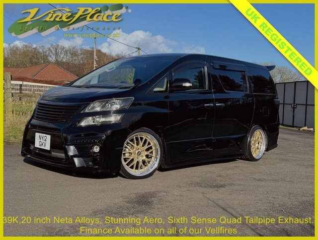 View our Toyota Vellfire 2.4 Z, Auto, 7 Seats, Full Aero