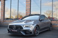USED 2021 71 MERCEDES-BENZ CLA 2.0 CLA45 AMG S Plus Coupe 4dr Petrol 8G-DCT 4MATIC+ Euro 6 (s/s) (421 ps) 1 OWNER / OUTSTANDING EXAMPLE