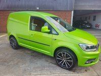 USED 2018 68 VOLKSWAGEN CADDY 2.0 TDI C20 Highline Panel Van 5dr Diesel DSG SWB Euro 6 (s/s) (150 ps) Rare Colour