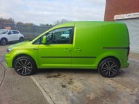 USED 2018 68 VOLKSWAGEN CADDY 2.0 TDI C20 Highline Panel Van 5dr Diesel DSG SWB Euro 6 (s/s) (150 ps) Rare Colour