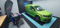 USED 2018 68 VOLKSWAGEN CADDY 2.0 TDI C20 Highline Panel Van 5dr Diesel DSG SWB Euro 6 (s/s) (150 ps) Rare Colour