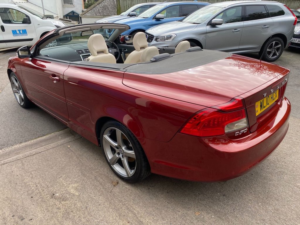 USED 2010 10 VOLVO C70 2.0 D3 SE Lux Convertible 2dr Diesel Geartronic Euro 5 (150 ps) LOW MILEAGE/ FULL SERVICE HISTORY