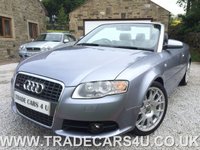 USED 2006 AUDI A4 CABRIOLET 3.2 V6 QUATTRO SPORT AWD MANUAL **FINANCE - PX - DELIVERY**