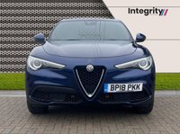 USED 2018 18 ALFA ROMEO STELVIO 2.0T Milano Edizione SUV 5dr Petrol Auto Q4 AWD Euro 6 (s/s) (280 ps) Montecarlo Blue - Nav and Bluetooth