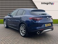 USED 2018 18 ALFA ROMEO STELVIO 2.0T Milano Edizione SUV 5dr Petrol Auto Q4 AWD Euro 6 (s/s) (280 ps) Montecarlo Blue - Nav and Bluetooth