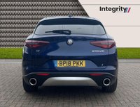 USED 2018 18 ALFA ROMEO STELVIO 2.0T Milano Edizione SUV 5dr Petrol Auto Q4 AWD Euro 6 (s/s) (280 ps) Montecarlo Blue - Nav and Bluetooth