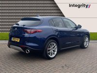 USED 2018 18 ALFA ROMEO STELVIO 2.0T Milano Edizione SUV 5dr Petrol Auto Q4 AWD Euro 6 (s/s) (280 ps) Montecarlo Blue - Nav and Bluetooth