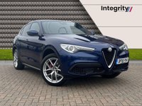 USED 2018 18 ALFA ROMEO STELVIO 2.0T Milano Edizione SUV 5dr Petrol Auto Q4 AWD Euro 6 (s/s) (280 ps) Montecarlo Blue - Nav and Bluetooth