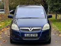USED 2010 10 VAUXHALL ZAFIRA 1.6 16V Active Plus MPV 5dr Petrol Manual Euro 4 (115 ps) 