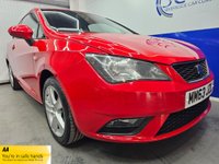 USED 2014 63 SEAT IBIZA 1.4 Toca Sport Coupe 3dr Petrol Manual Euro 5 (85 ps) 2 Owners, ULEZ Compliant, Air Conditioning