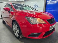 USED 2014 63 SEAT IBIZA 1.4 Toca Sport Coupe 3dr Petrol Manual Euro 5 (85 ps) 2 Owners, ULEZ Compliant, Air Conditioning