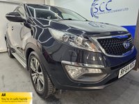 USED 2014 64 KIA SPORTAGE 1.7 CRDi EcoDynamics 4 SUV 5dr Diesel Manual 2WD Euro 5 (s/s) (114 bhp) Front & Rear Parking Sensors, Heated Front & Rear Seats, Satellite Navigation