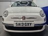 USED 2013 13 FIAT 500 1.2 Lounge Hatchback 3dr Petrol Manual Euro 4 (69 bhp) &pound;35 Road Tax, Air Conditioning, Sunroof