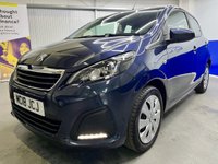 USED 2018 18 PEUGEOT 108 1.0 Active Hatchback 5dr Petrol Manual Euro 6 (72 ps) DAB,Cruise,Btooth,1P.Owner