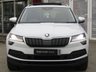 USED 2018 18 SKODA KAROQ 2.0 TDI Edition SUV 5dr Diesel DSG 4WD Euro 6 (s/s) (150 ps) Finished in MOON WHITE Metallic with Full Heated Leather Trim. The Skoda Karoq is a breath of fresh air in the small to Mid SUV class. This top of the range model is bigger, classier inside and more comfortable than most of the others in its class. Features include, Sat Nav, Canton Sound, Virtual Dash, DAB Radio, Pan Roof, Alloys, Heated Memory Leather Seats, Cruise Control and much more. Dealer serviced at 10464, 20838, 39967, 59071, 77302(inc Haldex oil) and at 79866 miles (inc DSG Gear oil)