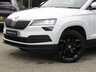 USED 2018 18 SKODA KAROQ 2.0 TDI Edition SUV 5dr Diesel DSG 4WD Euro 6 (s/s) (150 ps) Finished in MOON WHITE Metallic with Full Heated Leather Trim. The Skoda Karoq is a breath of fresh air in the small to Mid SUV class. This top of the range model is bigger, classier inside and more comfortable than most of the others in its class. Features include, Sat Nav, Canton Sound, Virtual Dash, DAB Radio, Pan Roof, Alloys, Heated Memory Leather Seats, Cruise Control and much more. Dealer serviced at 10464, 20838, 39967, 59071, 77302(inc Haldex oil) and at 79866 miles (inc DSG Gear oil)