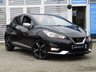 USED 2017 17 NISSAN MICRA 0.9 IG-T Tekna Hatchback 5dr Petrol Manual Euro 6 (s/s) (90 ps) Finished in INIGMA BLACK MET with BLACK/RED HEATED LEATHER TRIM. This is a upmarket version of the 5th generation Micra. It is stylish, economical and a joy to drive. Perfect for the small to mid sized family. Feature include Sat Nav, 360 Rear View Cameras, DAB Radio with Bose Speakers, Full Heated Leather, Power Folding Door mirrors, Rear Tints and more. Serviced at 3123 miles, 6149 miles, 9408 miles, 10939 miles, 12218 miles, 12496 miles, 14199 miles, 19497 miles and at 22881 miles.
