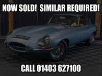 USED 1962 JAGUAR E-TYPE SERIES 1 3.8 FIXED-HEAD COUPE STUNNINGLY BEAUTIFUL E-TYPE COUPE.  AMAZING CONDITION, WITH UPGRADED 5 SPEED MANUAL AND UPGRADED BRAKES.  HAS TO BE SEEN TO BE APPRECIATED
