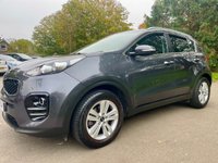 USED 2018 18 KIA SPORTAGE 1.6 GDi 2 SUV 5dr Petrol Manual Euro 6 (s/s) (130 bhp) ULEZ Compliant Sportage With Sat Nav, Bluetooth Music Streaming, Rear Parking Sensors And Lots More !