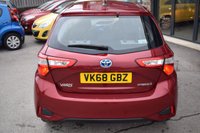 USED 2018 68 TOYOTA YARIS 1.5 VVT-h Icon Hatchback 5dr Petrol Hybrid E-CVT Euro 6 (s/s) (100 ps) Automatic Hybrid Amazing Car