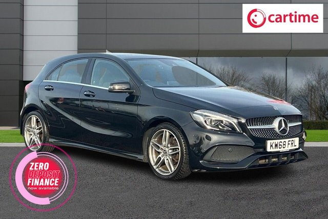 View our Mercedes-Benz A-Class 2.1 A200d AMG Line (Premium Plus) Hatchback 5dr Diesel 7G-DCT Euro 6 (s/s) (136 ps)8in Display, Apple CarPlay / Android Auto, Reverse Camera / Park Sensors, Half Leather, 18-Inch Alloy Wheels