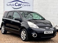 USED 2012 12 NISSAN NOTE 1.4 16V n-tec+ Hatchback 5dr Petrol Manual Euro 5 (88 ps) www.suffolkcarcentre.co.uk - Located at Lowestoft