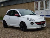 USED 2015 15 VAUXHALL ADAM 1.4 16v GLAM Hatchback 3dr Petrol Manual Euro 5 (87 ps) www.suffolkcarcentre.co.uk - Located at Reydon