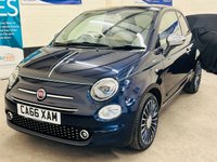 USED 2017 66 FIAT 500 1.2 Riva Hatchback 3 Door Petrol Manual Euro 6 (s/s) (69 bhp) ULEZ EURO 6 &pound;20 TAX