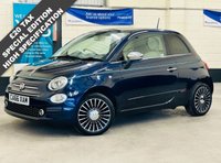 USED 2017 66 FIAT 500 1.2 Riva Hatchback 3 Door Petrol Manual Euro 6 (s/s) (69 bhp) ULEZ EURO 6 &pound;20 TAX