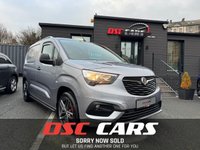 USED 2022 VAUXHALL COMBO 1.5 Turbo D 2000 Sportive Panel Van 4dr Diesel Manual L1 H1 Euro 6 (100 ps) 3 SEATER MODEL,LOTS OF EXTRAS!