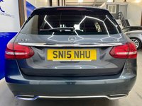 USED 2015 15 MERCEDES-BENZ C-CLASS 2.1 C220 BlueTEC Sport Estate 5dr Diesel G-Tronic+ Euro 6 (s/s) (170 ps) Sunroof,P.Sensors,R.Cam,&pound;35Tax