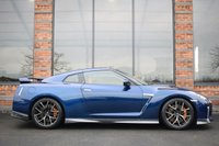 USED 2017 K NISSAN GT-R 3.8 V6 Prestige Coupe 2dr Petrol Auto 4WD Euro 6 (570 ps) BLUE OVER TAN / 2 OWNER / FSH