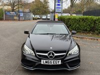USED 2015 65 MERCEDES-BENZ E-CLASS 2.1 E220 BlueTEC AMG Line Cabriolet 2dr Diesel G-Tronic+ Euro 6 (s/s) (177 ps) 