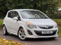 USED 2012 12 VAUXHALL CORSA 1.2i ecoFLEX 16V SXi Hatchback 5dr Petrol Manual Euro 5 (s/s) (A/C) (85 ps) 