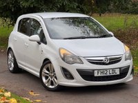 USED 2012 12 VAUXHALL CORSA 1.2i ecoFLEX 16V SXi Hatchback 5dr Petrol Manual Euro 5 (s/s) (A/C) (85 ps) 