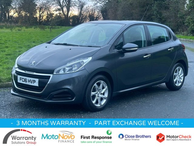 2016 16 Peugeot 208 1.6 BlueHDi Active Hatchback 5dr Diesel Manual Euro 6 (75 ps)