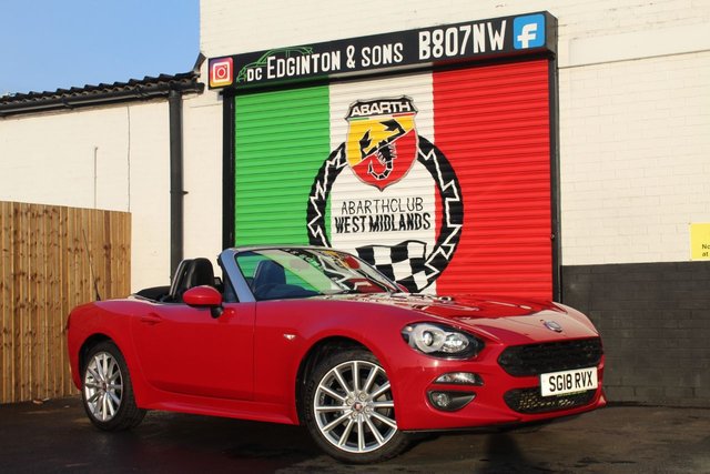 2018 18 Fiat 124 1.4 MultiAir Lusso Convertible 2dr Petrol Euro 6 (140 ps)