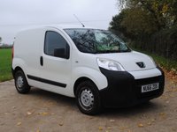 USED 2016 66 PEUGEOT BIPPER 1.3 HDi S Panel Van 3dr Diesel Manual FWD L1 H1 (124 g/km, 75 bhp) www.suffolkcarcentre.co.uk - Located at Ilketshall