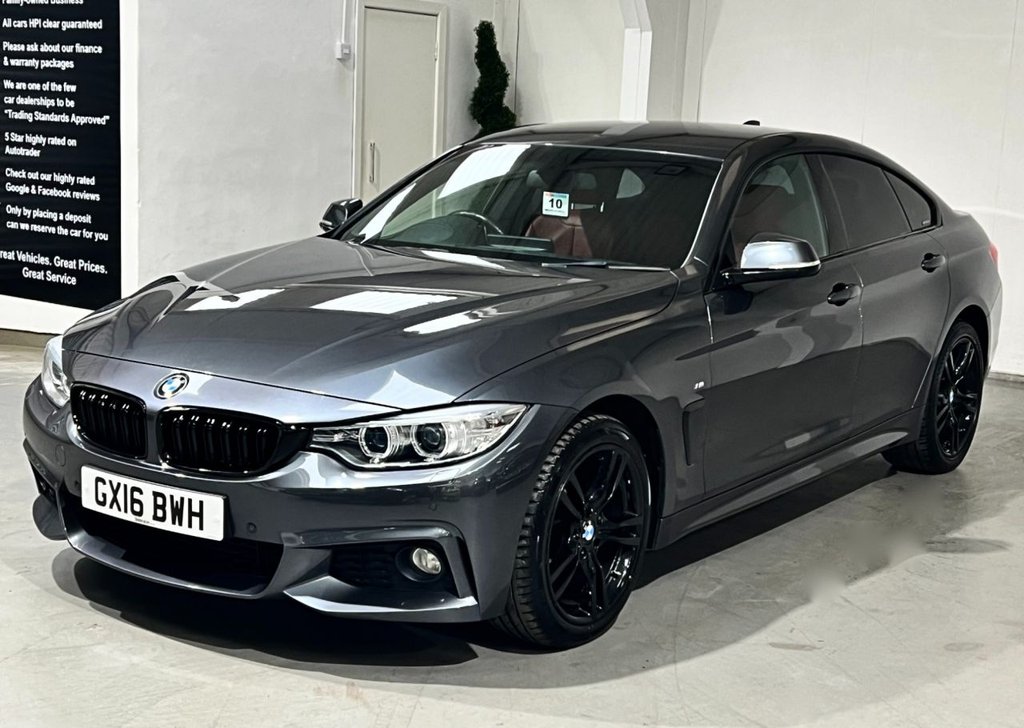 USED 2016 16 BMW 4 SERIES GRAN COUPE 2.0 420d M Sport Hatchback 5dr Diesel Auto xDrive Euro 6 (s/s) (190 ps) PRO MEDIA+HEAT LEATHER+X DRIVE