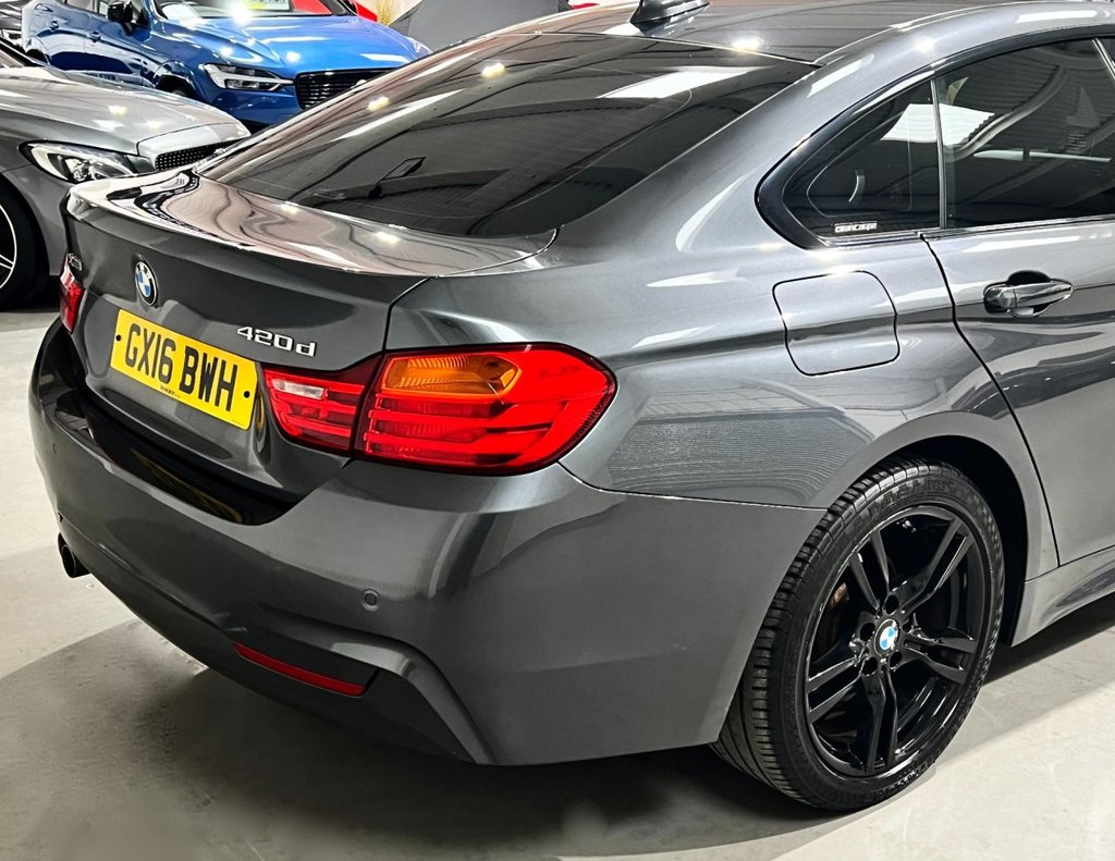USED 2016 16 BMW 4 SERIES GRAN COUPE 2.0 420d M Sport Hatchback 5dr Diesel Auto xDrive Euro 6 (s/s) (190 ps) PRO MEDIA+HEAT LEATHER+X DRIVE