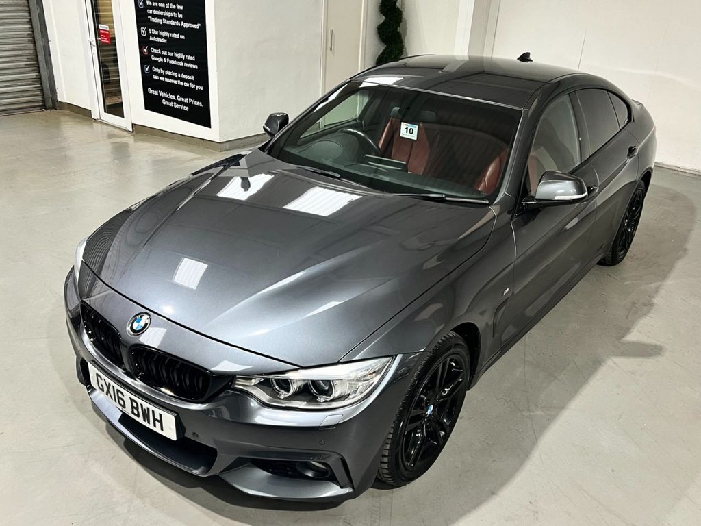 USED 2016 16 BMW 4 SERIES GRAN COUPE 2.0 420d M Sport Hatchback 5dr Diesel Auto xDrive Euro 6 (s/s) (190 ps) PRO MEDIA+HEAT LEATHER+X DRIVE