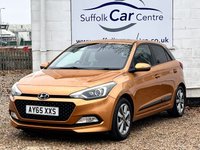 USED 2015 65 HYUNDAI I20 1.4 Premium Hatchback 5dr Petrol Manual Euro 6 (100 ps) www.suffolkcarcentre.co.uk - Located at Lowestoft
