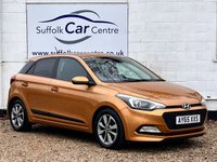 USED 2015 65 HYUNDAI I20 1.4 Premium Hatchback 5dr Petrol Manual Euro 6 (100 ps) www.suffolkcarcentre.co.uk - Located at Lowestoft