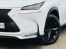 USED 2016 16 LEXUS NX 2.5 300H F SPORT SUV 5DR PETROL HYBRID E-CVT 4WD EURO 6 (S/S) 197 BHP SAT NAV CAMERA TWO-TONE LEATHER PRIVACY PREMIUM SOUND~REAR CAMERA~PRIVACY