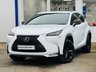 USED 2016 16 LEXUS NX 2.5 300H F SPORT SUV 5DR PETROL HYBRID E-CVT 4WD EURO 6 (S/S) 197 BHP SAT NAV CAMERA TWO-TONE LEATHER PRIVACY PREMIUM SOUND~REAR CAMERA~PRIVACY