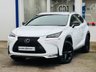 USED 2016 16 LEXUS NX 2.5 300H F SPORT SUV 5DR PETROL HYBRID E-CVT 4WD EURO 6 (S/S) 197 BHP SAT NAV CAMERA TWO-TONE LEATHER PRIVACY PREMIUM SOUND~REAR CAMERA~PRIVACY