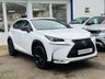 USED 2016 16 LEXUS NX 2.5 300H F SPORT SUV 5DR PETROL HYBRID E-CVT 4WD EURO 6 (S/S) 197 BHP SAT NAV CAMERA TWO-TONE LEATHER PRIVACY PREMIUM SOUND~REAR CAMERA~PRIVACY
