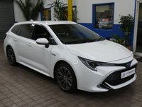 USED 2021 71 TOYOTA COROLLA 1.8 VVT-h GPF Excel Touring Sports 5dr Petrol Hybrid CVT Euro 6 (s/s) (122 ps) SAT NAV LEATHER HEATED SEATS REAR VIEW CAMERA CRUISE CONTROL PARKING SENSORS 1 OWNERS SERVICE HISTORY TOYOTA WARRANTY OCT 2031